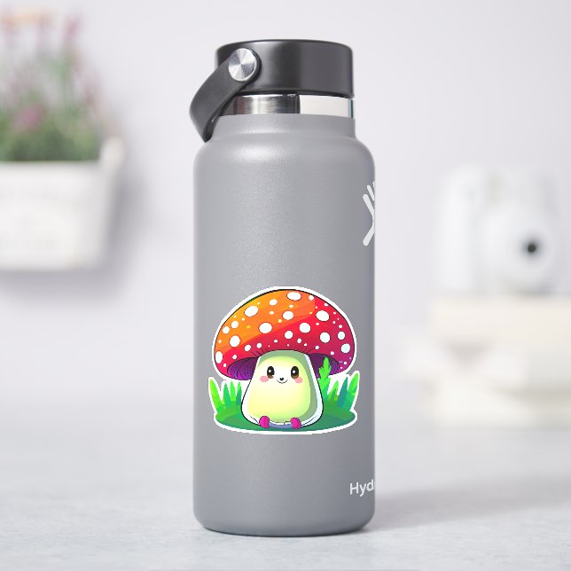 Pack autocollant de champignons mignons (HydroFlask)