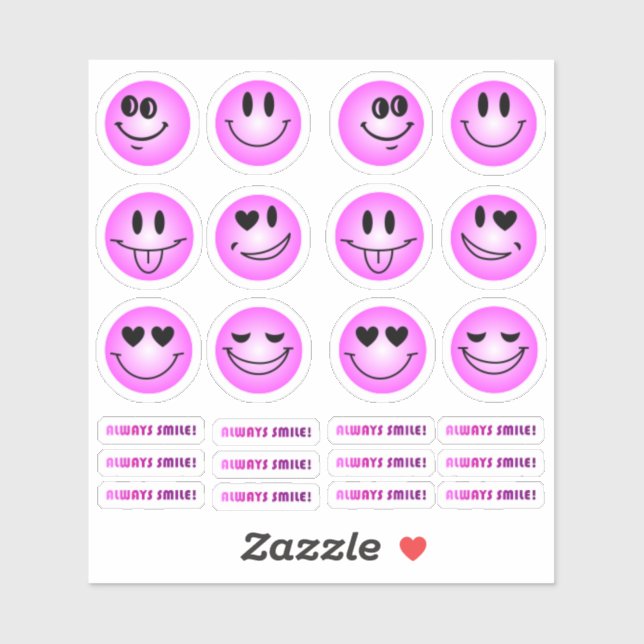Pack autocollant Emoji (Feuille)