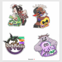 pack autocollant splatoween