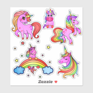 Pack autocollant Unicorn
