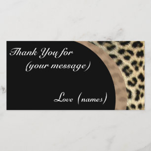 Pack carte de remerciements de 10 - Empreinte de l