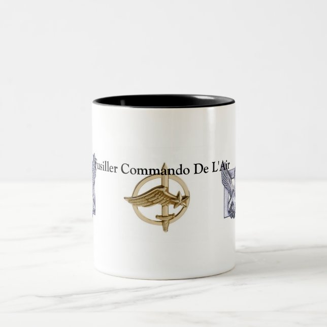 Pack Commando of the air Two-Tone Coffee Mug (Center)