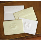 Pack de 25 cartes initiales pliées en relief