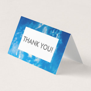 Pack de nuages Merci Cartes avec texte modifiable
