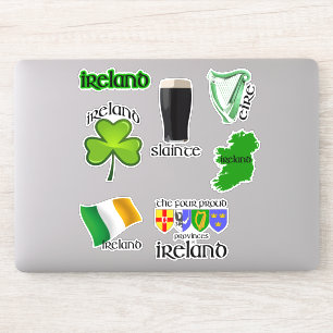 Pack de stickers irlandais
