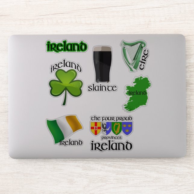 Pack de stickers irlandais (Ordinateur)