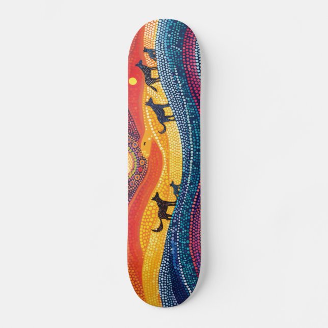 Pack Dingo - Style autochtone - Planche Skateboard (Recto)
