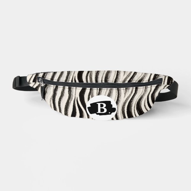Pack Fanny d'impression Zebra Stripe personnalisé (Recto)