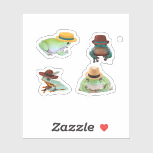 Pack Frogs and Toads in Hats ,frog,toad,hats,anima