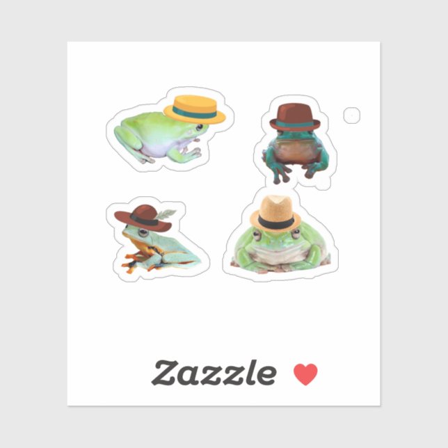 Pack Frogs and Toads in Hats ,frog,toad,hats,anima (Sheet)