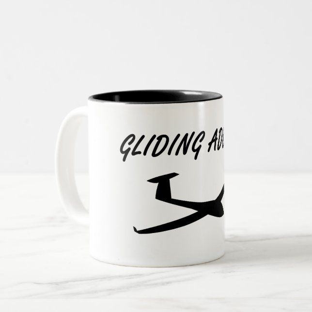 Pack Gliding Addict Two-Tone Coffee Mug (Front Left)