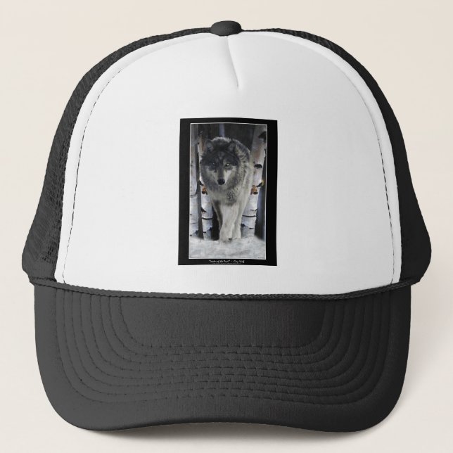 Pack gris Wolf Alpha Casquette d'art faunique (Devant)