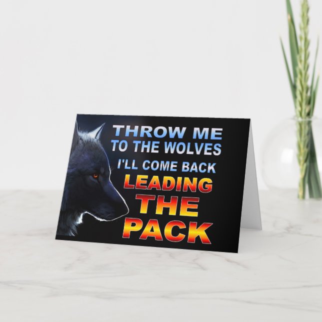 PACK LEADER GREETING CARD (Front)