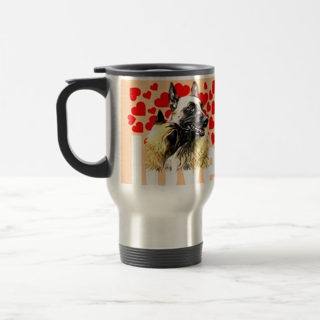 pack malinois travel mug (Left)