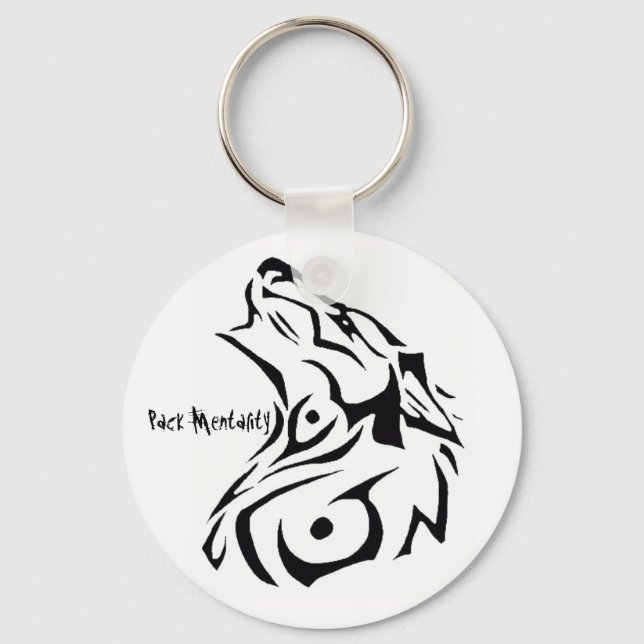 Pack Mentality Official Keychain. Keychain (Front)