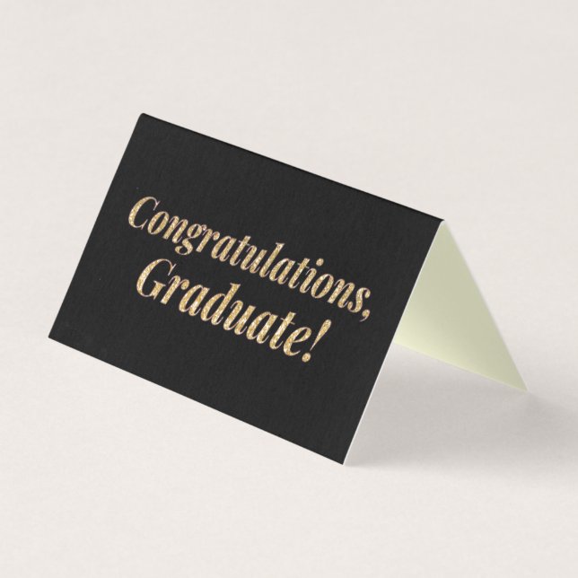 Pack of 25 Congratulations Glitter Graduation (Front)