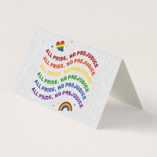 Pack of 25 LGBT Glitter All Pride No Prejudice