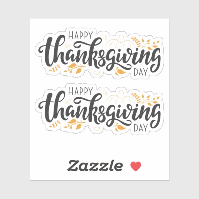 Pack of 2 Thanksgiving (Sheet)