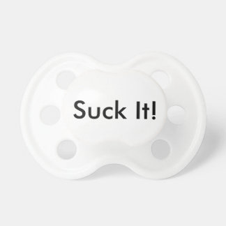 Pack of 3 'Suck It!' Dummies Pacifier