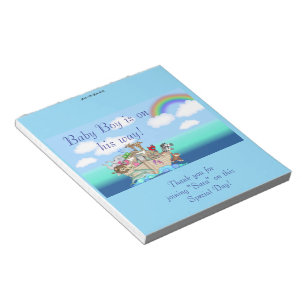 Pack of 50 Noahs Ark Candy Bar Wrapper Party Favou Notepad