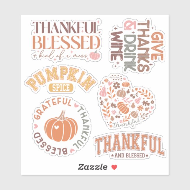 Pack of Cute Fall Inspired &Thanksgiving Designs (Sheet)