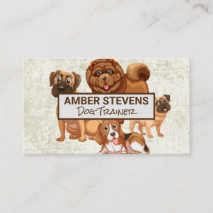 Pack of Dogs   Animal Business Card