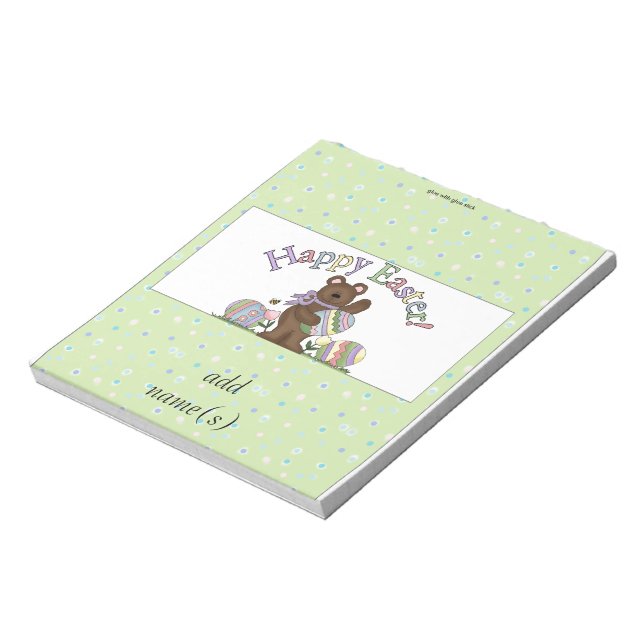 Pack of Easter Candy Bar Wrapper Party Favour Gift Notepad (Rotated)