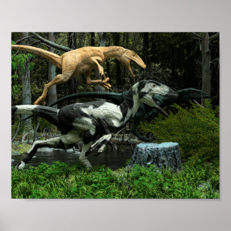 Pack of Raptors Poster
