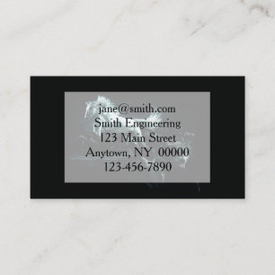 Pack of wolves attacking a white horse business card
