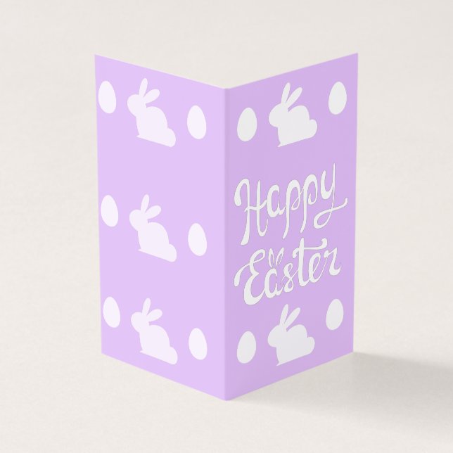 Pack Pâques Pâques Violet clair de 25 Mini Cartes (Outside)