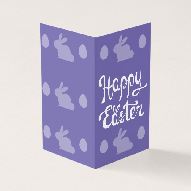Pack Pâques Purple Happy de 25 Mini Cartes (Outside)