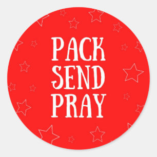 Pack Send Pray Stickers