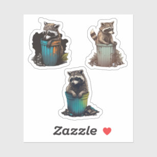 Pack spécial Trash Panda Raccoon Super Sticker