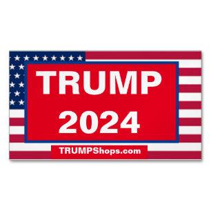Pack TRUMP 2024 de 25 Magnets de cartes patriotiqu