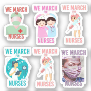[Pack] We March for Nurses   Cute Nurse Love