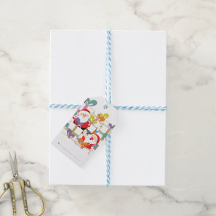 Package Tag - Santa Gift Tag - Personalized