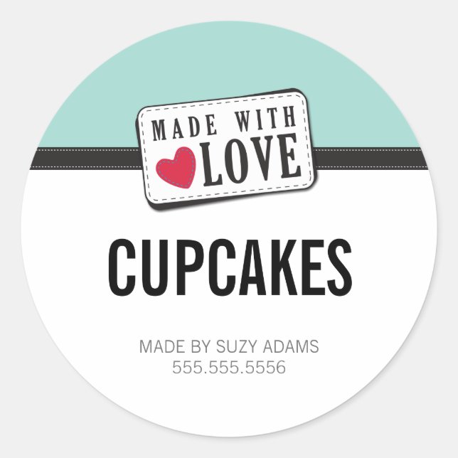 PACKAGING PRODUCT LABEL :: made with love 6 (Front)