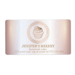 Packaging rose gold pour cupcakes et friandises fa