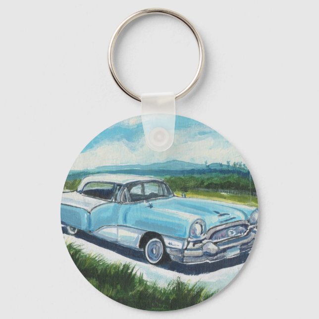 packard blue keychain (Front)