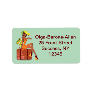 Packed My Bags Return Address Labels
