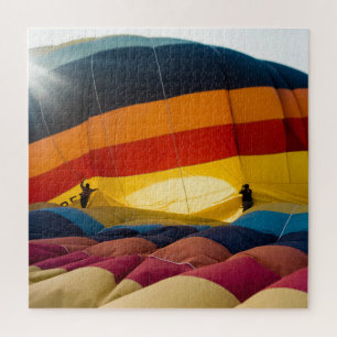 Packing the Hot Air Balloon Jigsaw Puzzle