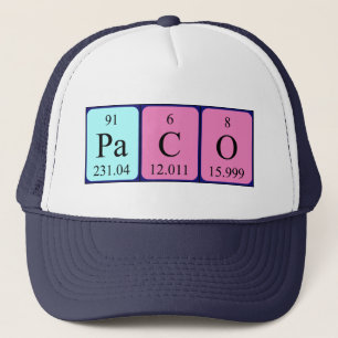 Paco periodic table name hat