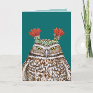 Paco the burrowing owl card