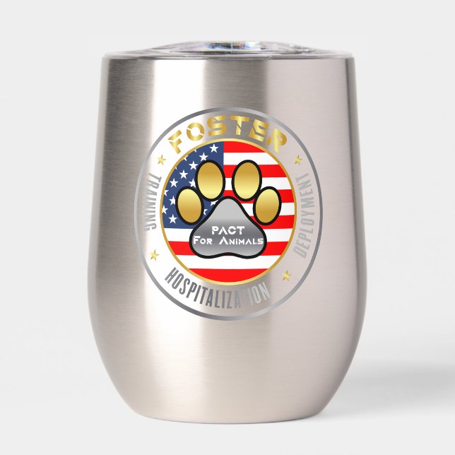 PACT for Animals Travel Cup with Lid (Front)