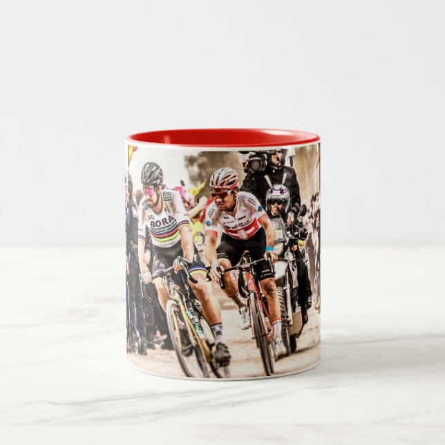 Pact with the Devil - Paris Roubaix 2018 Two-Tone Coffee Mug (Center)