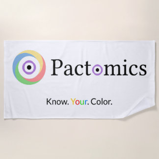 Pactomics. Know. Your. Colour. Beach Towel