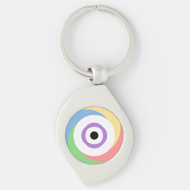 Pactomics. Know. Your. Colour.  Keychain (Front)