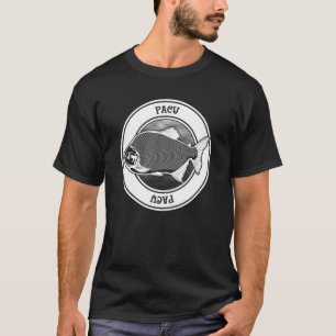 Pacu Monster Fish Keeper Tattoo Style Aquarist T-Shirt