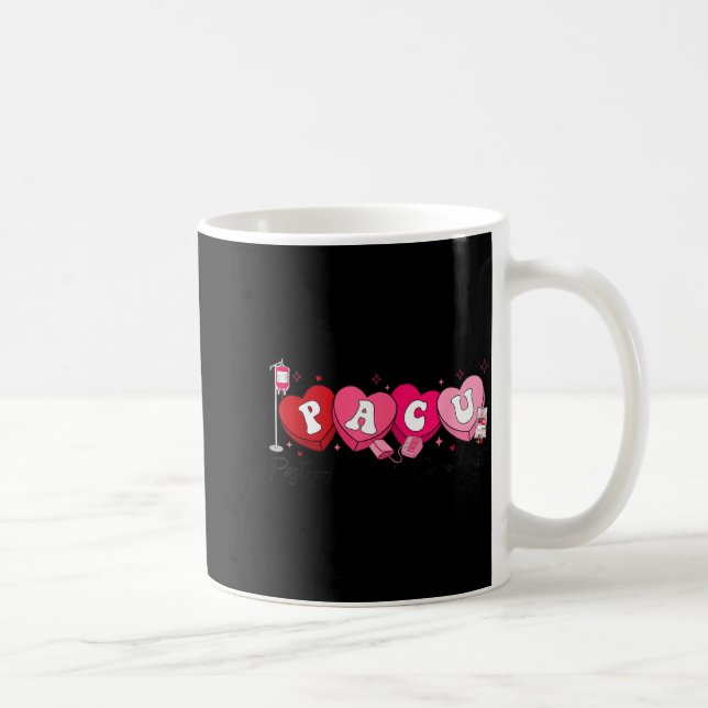 Pacu Nurse Valentine's Day St Anesthesia Care Unit Coffee Mug (Right)