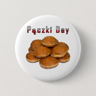 Paczki Day 2 Inch Round Button